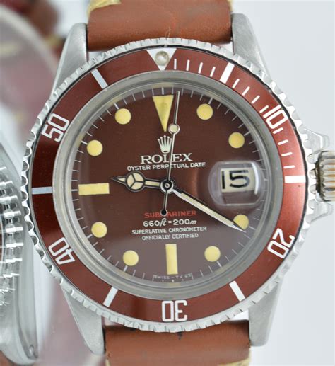 rolex submariner tropical rosso marrone|rolex submariner waterproof.